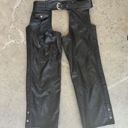 Harley Davidson Motorcycle Leather Chaps