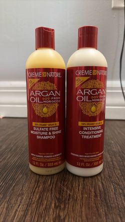 Argan oil cream of nature shampoo/conditioner