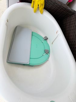 Foldable Baby Bath Seat with Cushion
