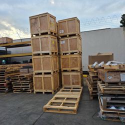 Heavy-Duty Wooden Shipping Crates