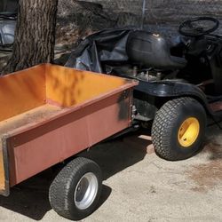 Riding Lawn Mower With Trailer 