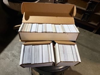 Large Lot of Trading Cards in Storage Boxes