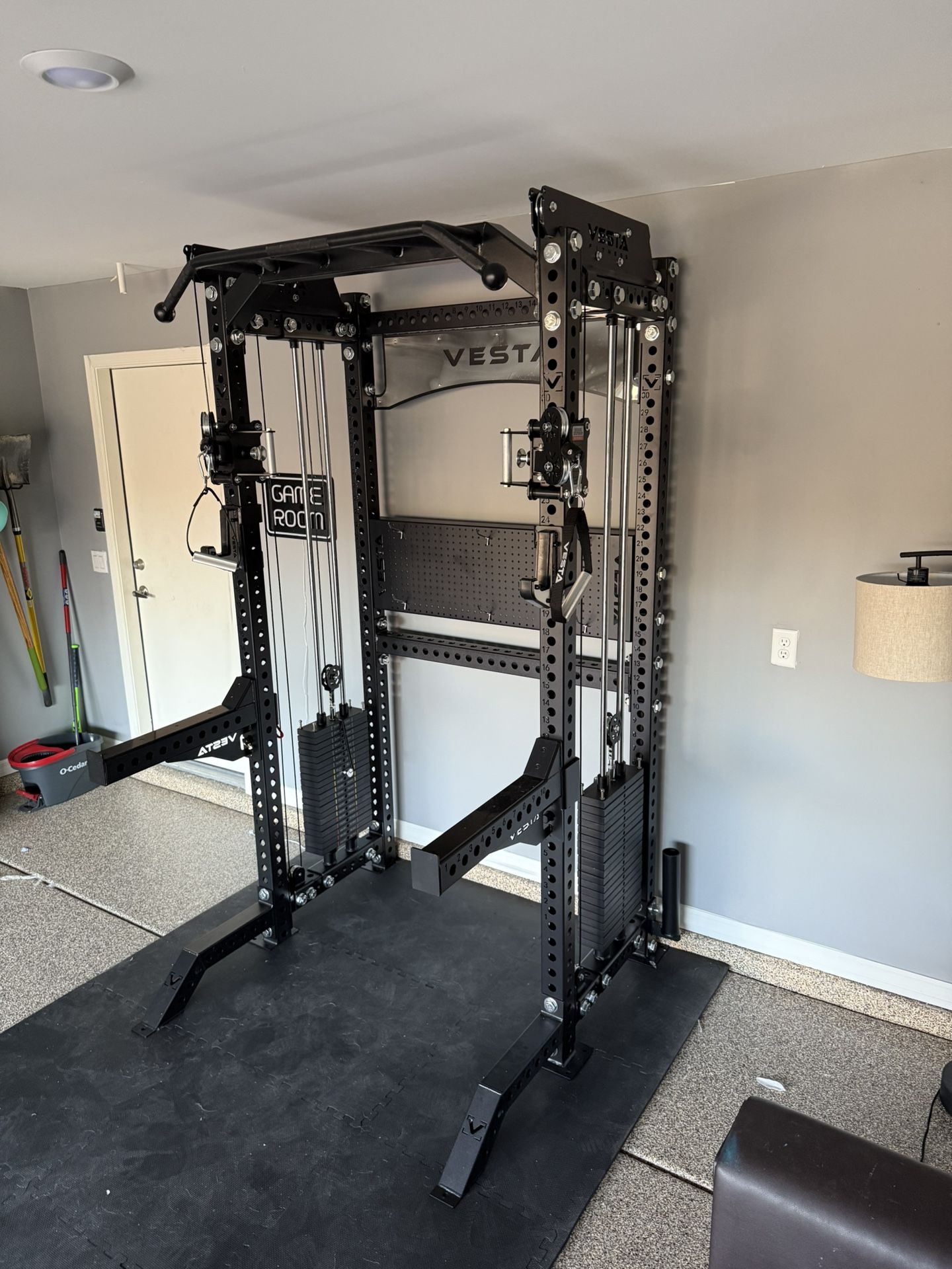 Vesta Fitness PRO SERIES 2-1 Ultimate Half Rack Functional Trainer/Gym Equipment/ Home Gym/ Fitness/ FREE DELIVERY 🚚