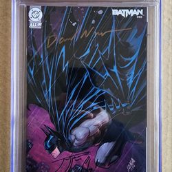
Batman 153 vol 3 
(Signature Series CGC 9.6) David Nakayama variant cover (2024)
1st app Commander Star

Cert# (contact info removed)008