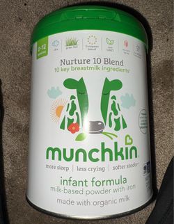 New sealed Munchkin infant formula