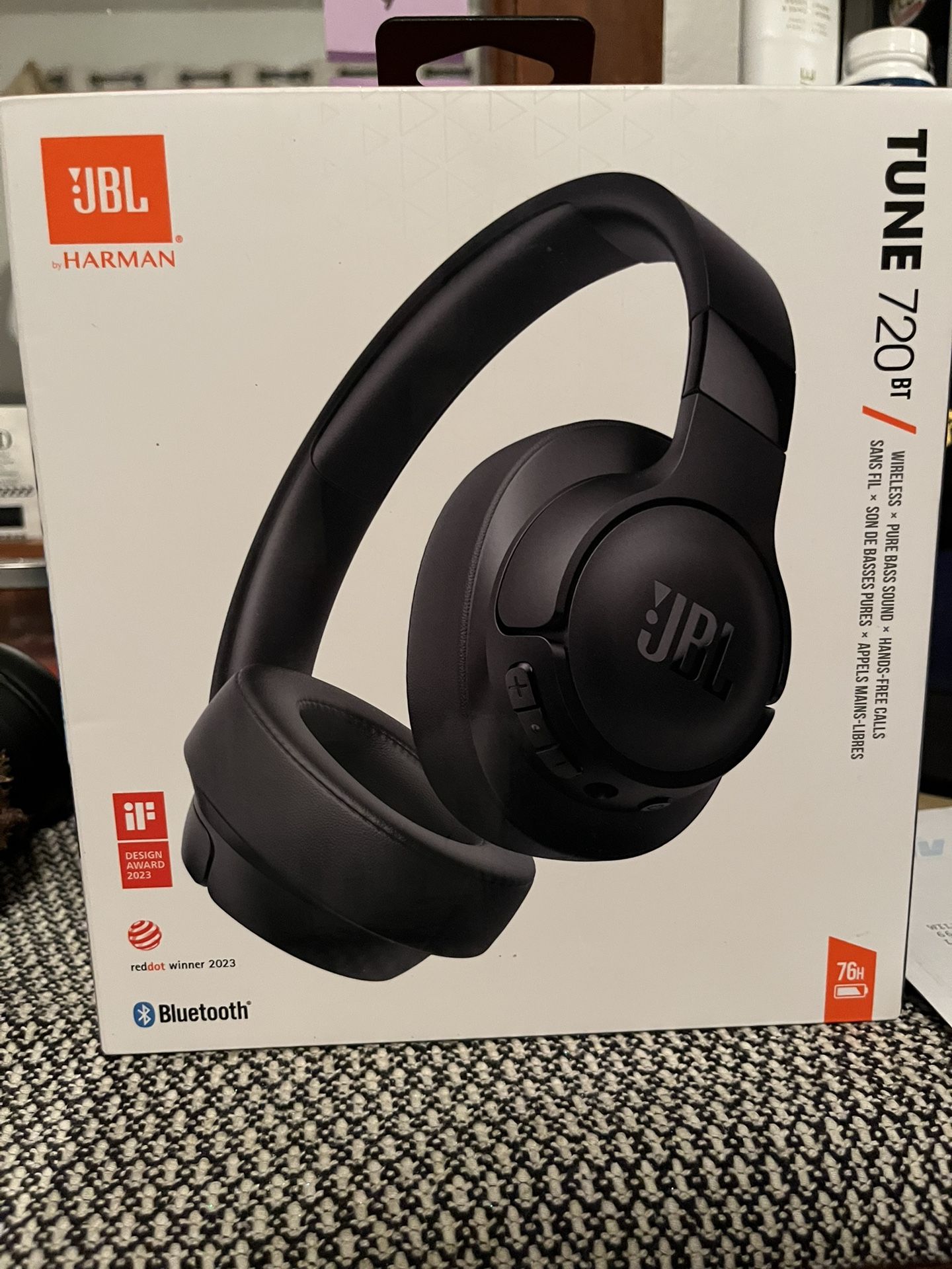 JBL Tune 720 BT Wireless Over-Ear Headphones