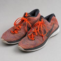 Nike Flyknit Lunar 3 Men’s Size 11.5 – Orange Multicolor