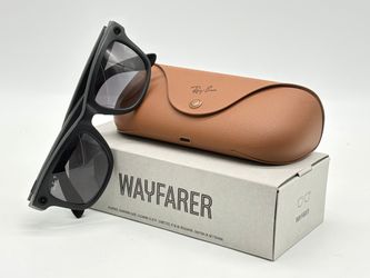 Ray-Ban Meta Wayfarer RW4008 Large Matte Black Smart Sunglasses (2023)