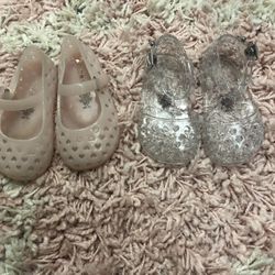 VGUC Sz 12- 18 Mth infant Girl Jelly Sandals. 