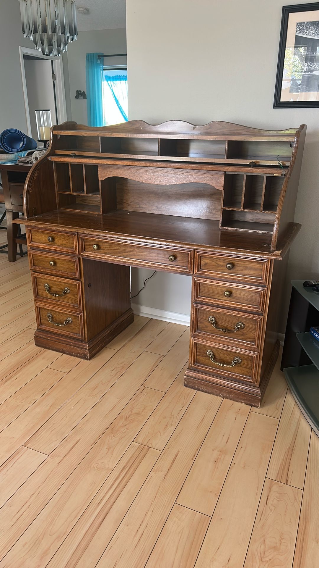 Large Roll Top Desk