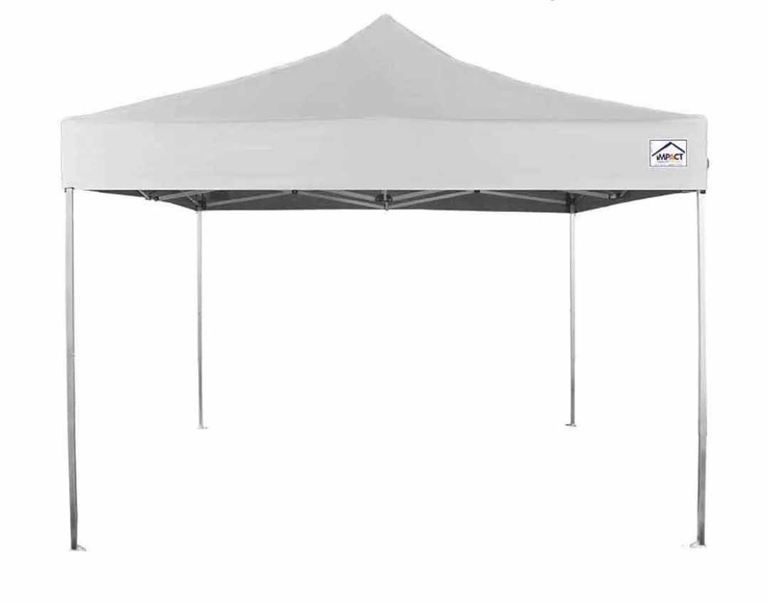 3529: Impact Canopy 10' x 10' Ultra Light Canopy Tent, UV Coated, Pop Up Canopy, White