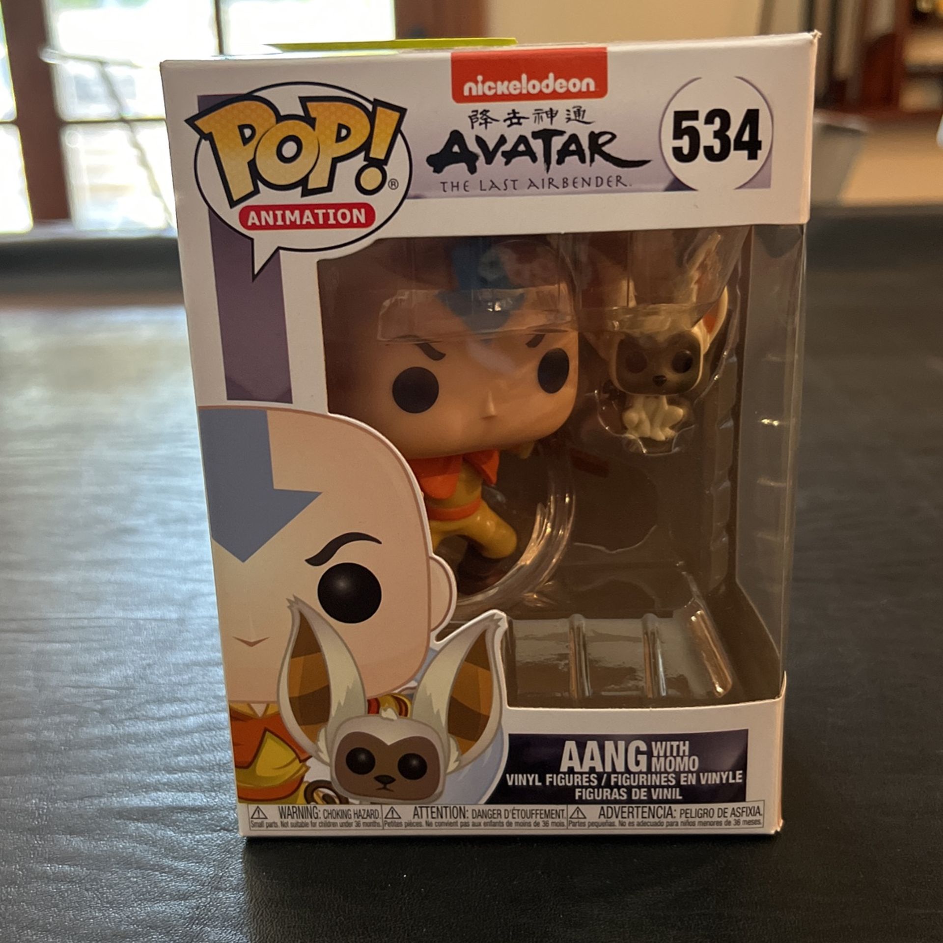 Funko Pop Avatar The Last Airbender Aang With Momo