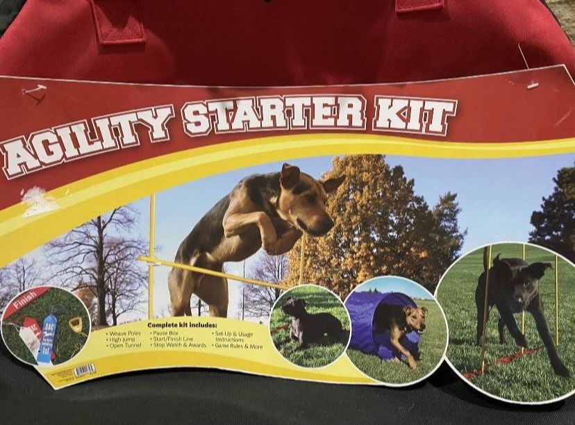 DOG AGILITY COURSE/EXERCISE COURSE, NEVER USED