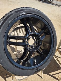 Gloss black 18in rims