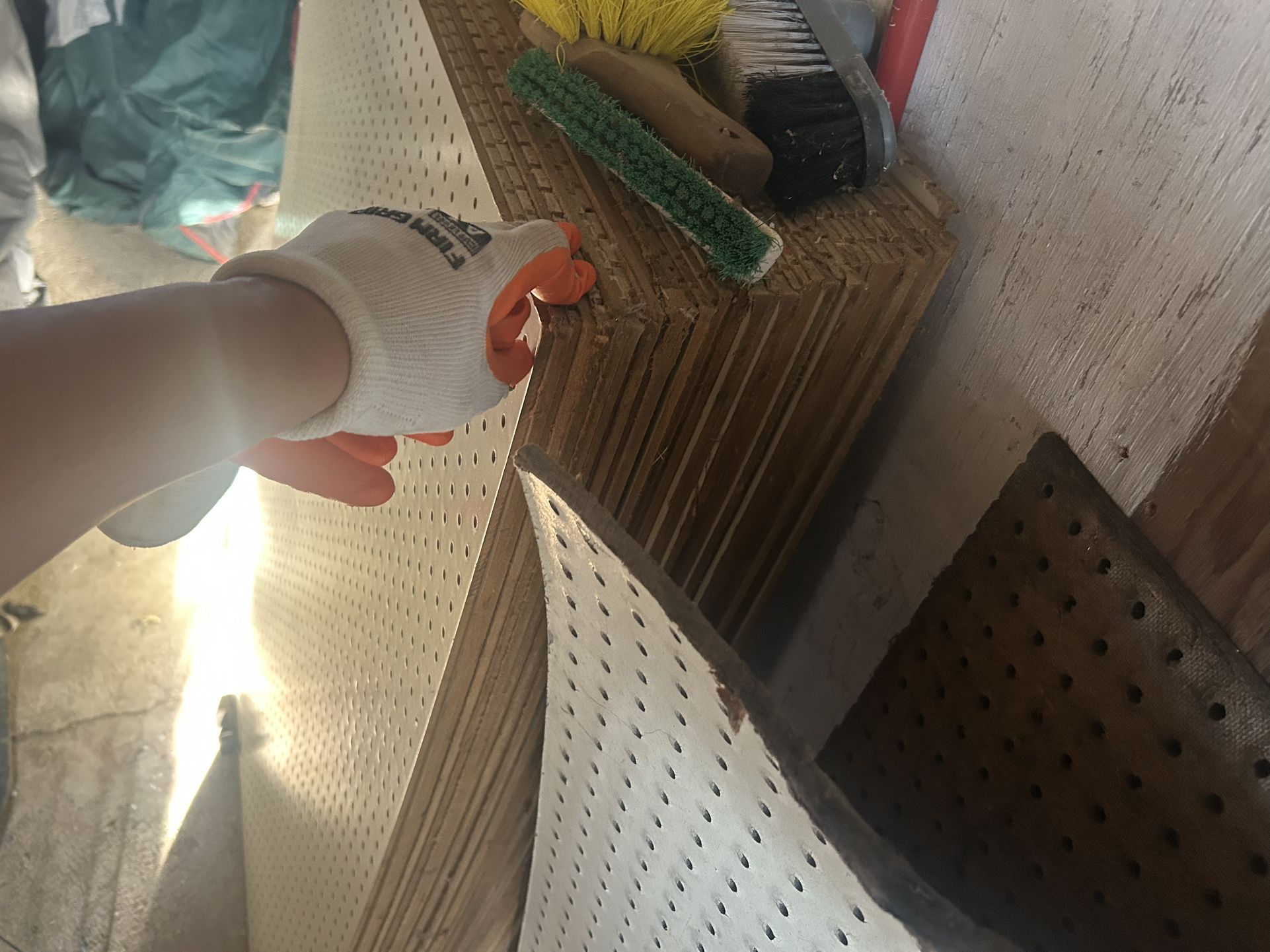 Garage Tool Hanging Boards