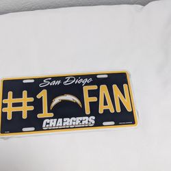 New San Diego Chargers License Plate