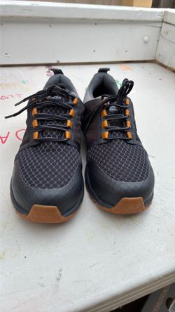 timberland safety toe work shoe.