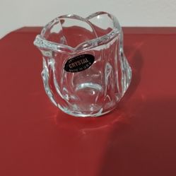 LEAD CRYSTAL VOTIVE CANDLE HOLDER 3.5"×3"  - C5