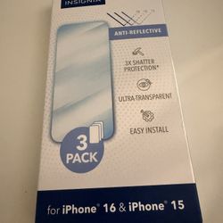 iphone 15/16 screen protector NEW!