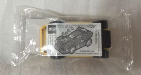 Lego Racers 2009 DK 7190 Billund Yellow/Red #33 Mcdonald's Toy Car New/Sealed