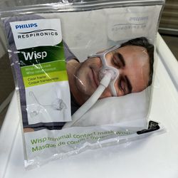 Philips Respironics Wisp Mask, clear Frame w/ Magnetic Clips (1094050)