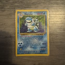 Blastoise 1999 Pokemon Card