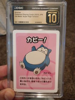 Snorlax old maid pokemon card