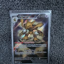 Pokemon Mega Evolution Alakazam Promo 
