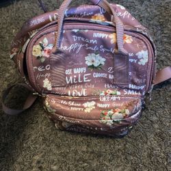 Pink Flowered bag  