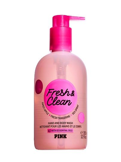 Victoria Secret pink fresh abs clean hand and body wash