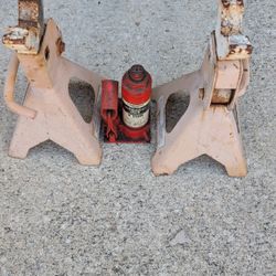 2 Ton Bottle Jack,And Jack Stands