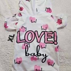 Dog Or Puppy Hooded Sweater New XL