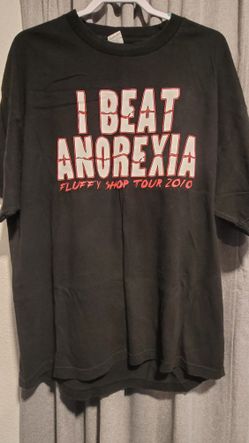 I BEAT ANOREXIA FLUFFY SHOP TOUR 2010 T Shirt