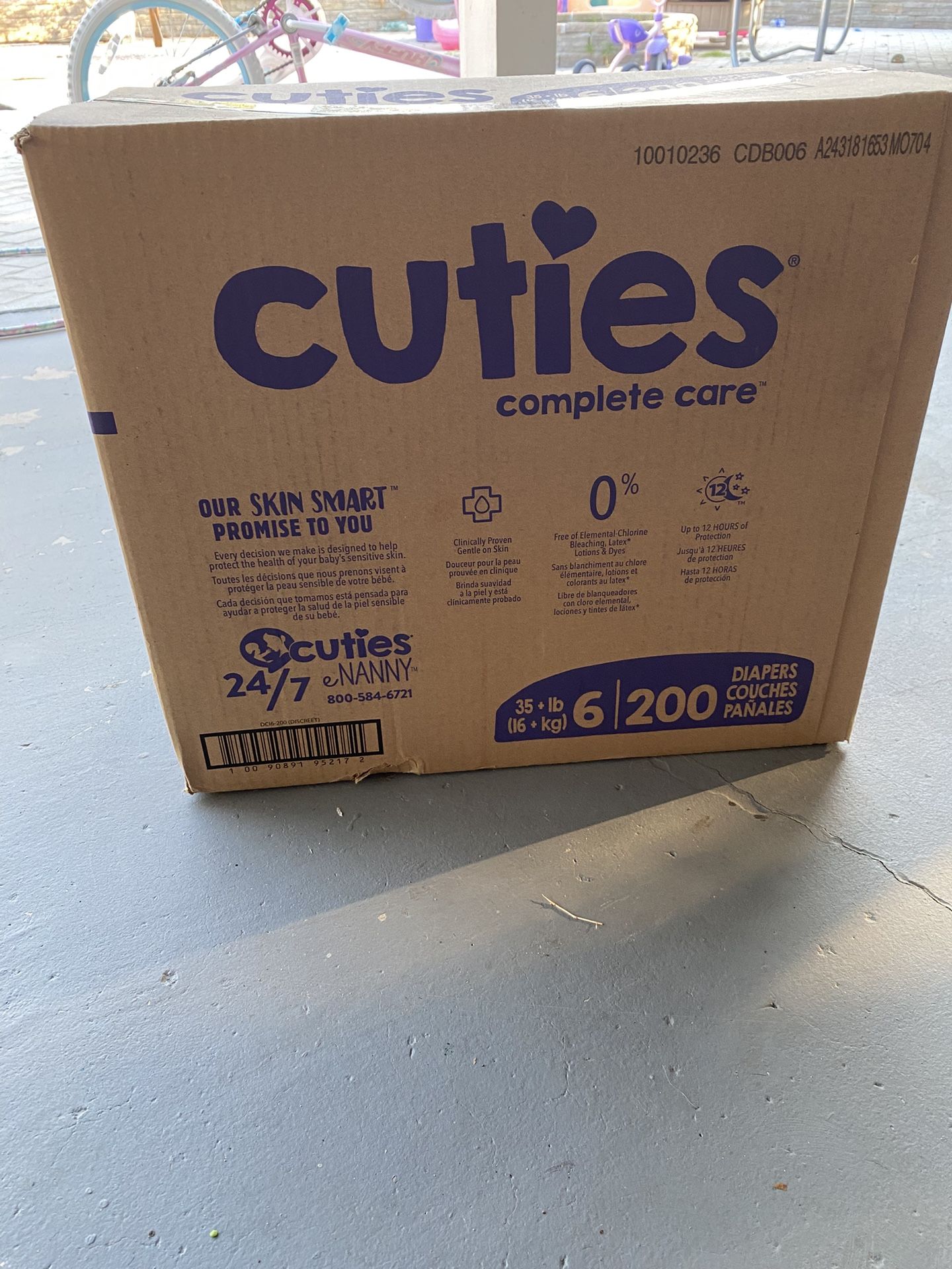 Cutirs Diapers Size 6 (200 )