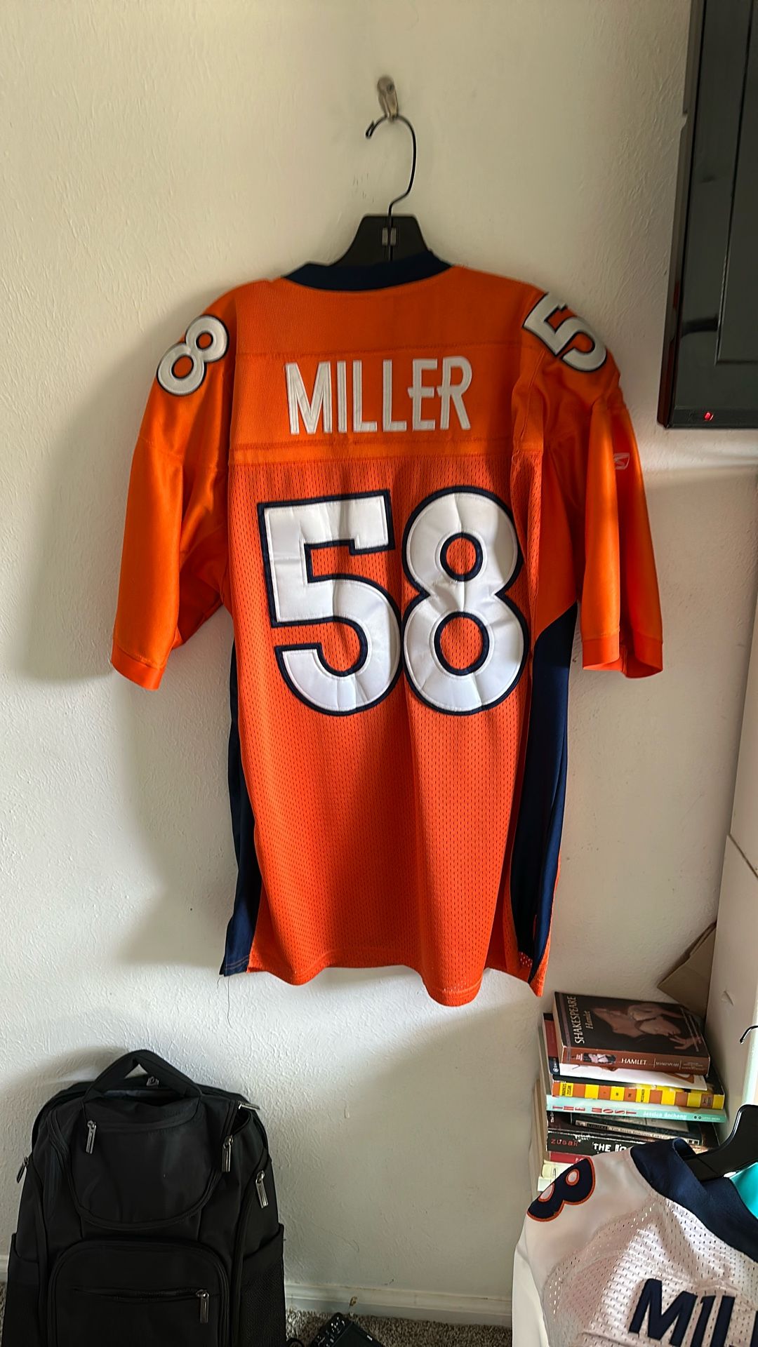 On Field Von Miller Broncos Orange Jersey Size 50 / Pickup Price Only $30