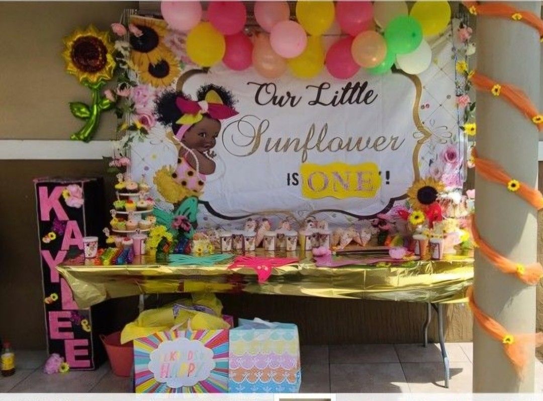 Sunflower Baby Shower/Party Decorations