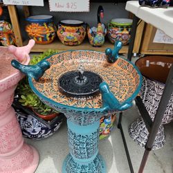 Talavera Birdbath ( Fountain)Etsy Casamxartesanalstore 