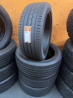 255/45R20 Continental CrossContact Full Set of 4 Used Tires