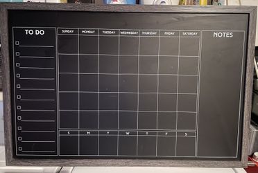 Chalkboard Calendar