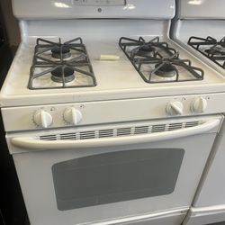 GE White Gas Stove 