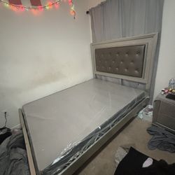 queen bed frame box spring included 
