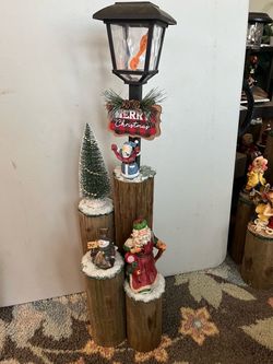 Christmas Solar Power Garden or Porch Tower