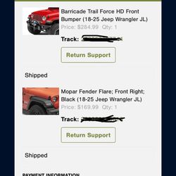 Jeep JL Right Fender 18-25