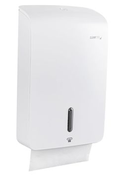 Restaurantware Clean Tek Professional 10.8 x 4.3 x 16.7 Inch Multifold Paper Towel Dispenser 1 C/M-Fold Towel Dispenser