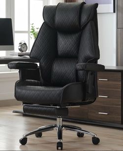 Big & Tall Office Chair with Footrest