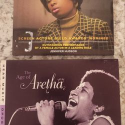 Starbucks Age of Aretha Franklin (2 CD) + Movie Respect DVD FYC Jennifer Hudson