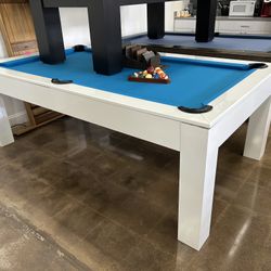 7ft Modern pool table White 