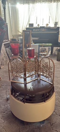 3 Tri Fold Candle Holders