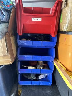 Plastic Cubic Tub Containers / Organizer Shelf’s