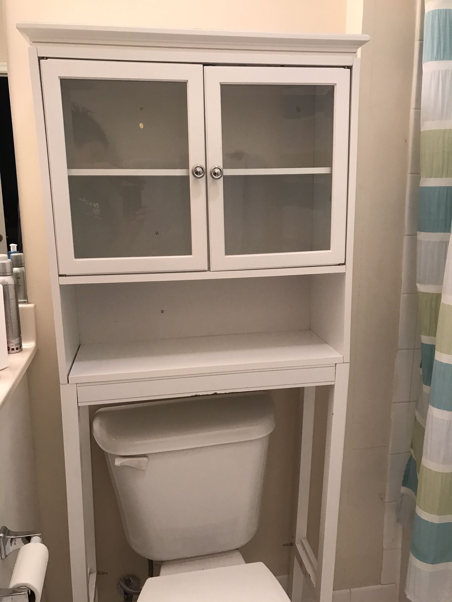 Over toilet storage - white